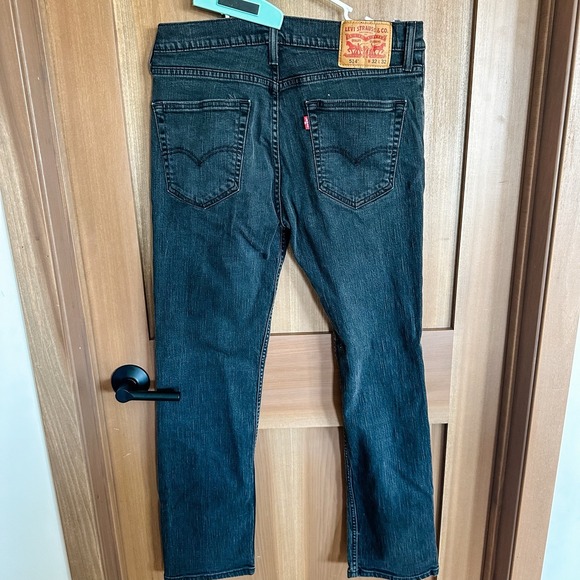 Women's Black Levi Strauss & Co. Jeans W32 X L32 99% Cotton 1% Elastane - Picture 4 of 11